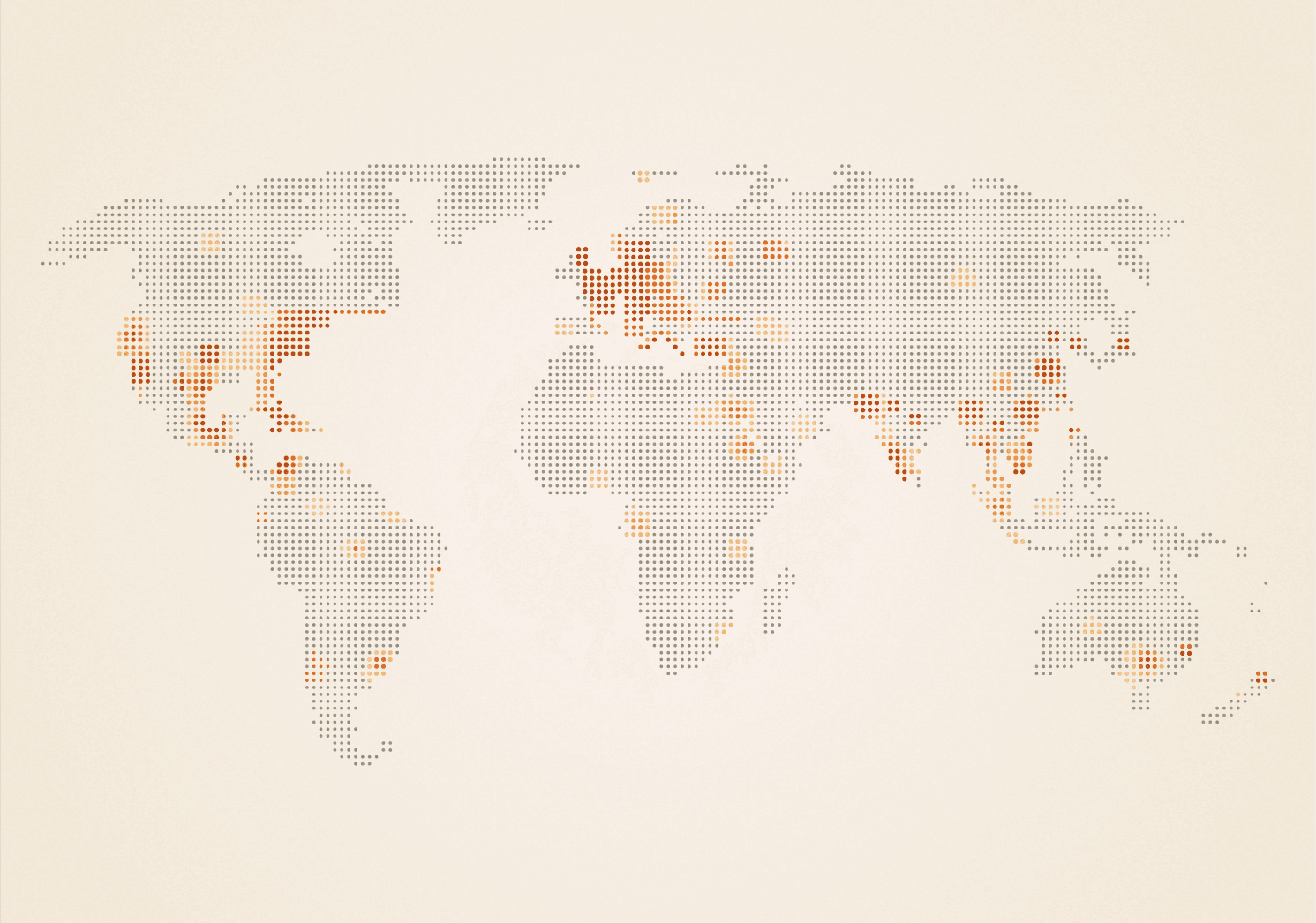 Wireframe globe illustration