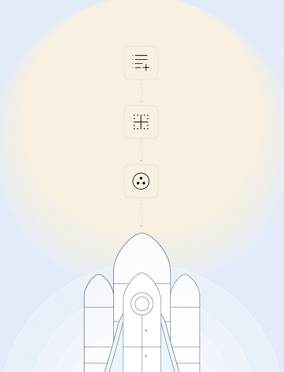 Pilot program steps illustration