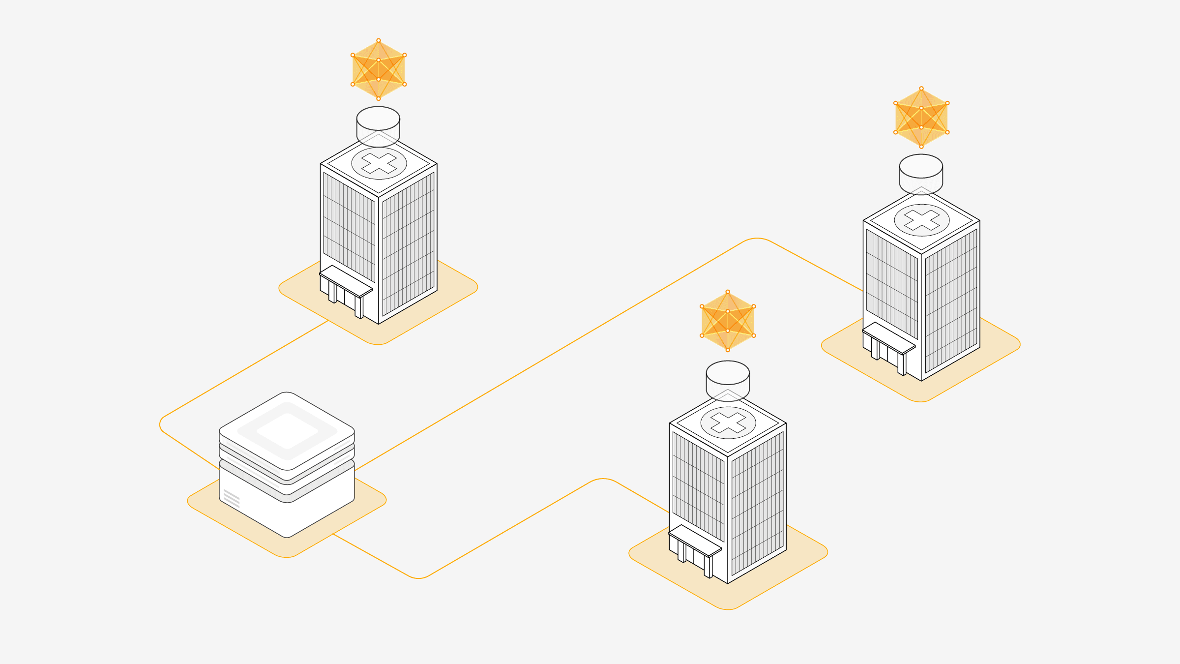 Federated AI use cases illustration