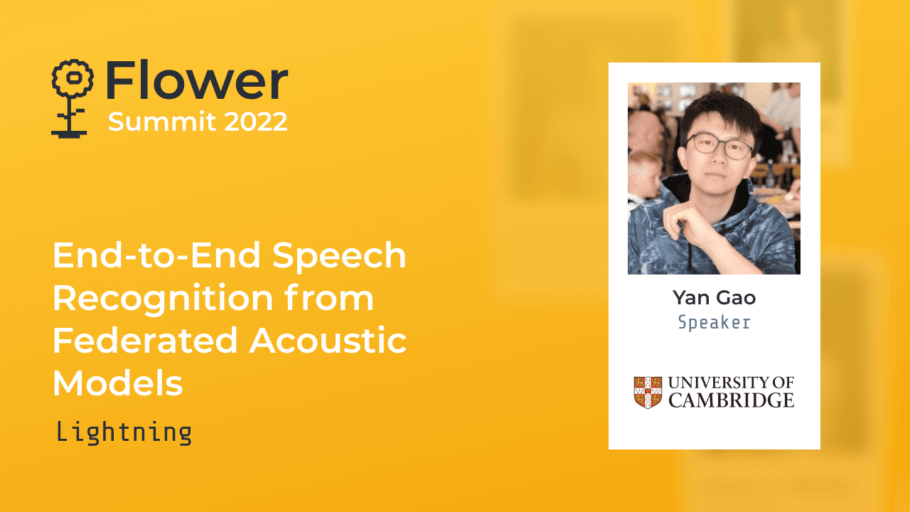 Speaker Affiliations: University of Cambridge